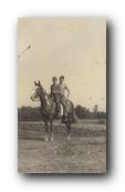 Burt and George on a horse 1940.jpg